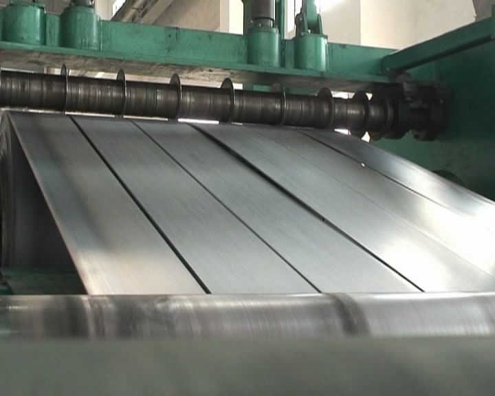 Heavy Gauge Foil Metal Slitting Line PLC Automatic Control Color Customized