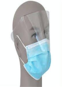 Wholesale Clear Shield Type Disposable Face Mask Ultrasonic Sealing For Comfort Fit from china suppliers