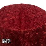 Custom Color Party Banquet Table Cloth Embroidered Logo