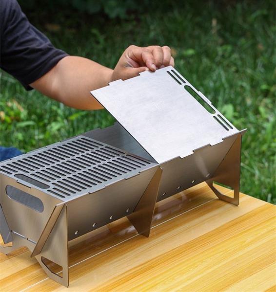 Charcoal Grills Campfire BBQ Portable Stove Burner For Camping And Outdoor