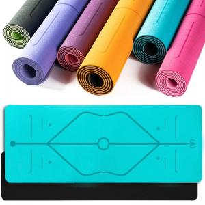 Wholesale Eco Friendly TPE Fitness Yoga Mat Double Layer Non Slip Sport Carpet Pads from china suppliers