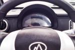 Metal Structure Two Seater Electric Car Battery Powered With Customized Body