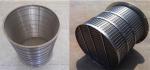 304 Stainless Steel Wedge Wire Sieve Filter Mesh v Wire Water Well Screens