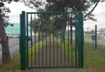 Powder Coated Steel Iron Fence Gate for House and Garden Single Gate Height 1.0