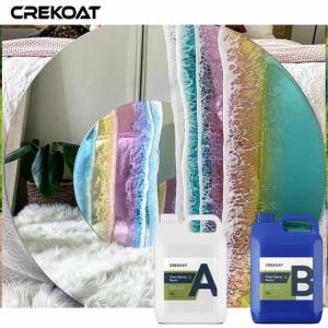 Wholesale High Gloss 2/1 Deep Pour Epoxy Resin For Glass Ceramics Stone Aggregates from china suppliers