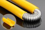 Corrugated Outdoor Natural Gas Hose Outer Dia 16.8mm With PVC Protection