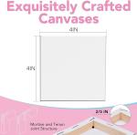 Customize Size Blank Mini Stretched Cotton Linen Canvas Board For Painting Art