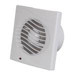 ABS Material 6 Inch Square Wall Mounted Bathroom Ventilation Exhaust Fan For