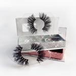 Private Label 25mm Mink Eyelash Fluffy , 6d Mink Individual Lashes
