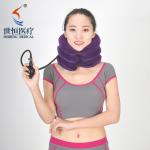 Inflatable cervical pillow red/purple/blue/blue color neck collar soft universal
