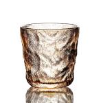 Free Sample Ins Glass Waterfall Texture Water Cup Juice Liqueur Cup Thickened