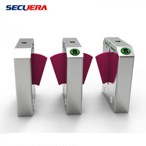 Quality RFID Card Reader Access Control Flap Barrier Turnstile with Fashion Style Design for sale