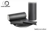 Adhesive Isotropic Rubber Magnet Black Color Durable With Printable PVC