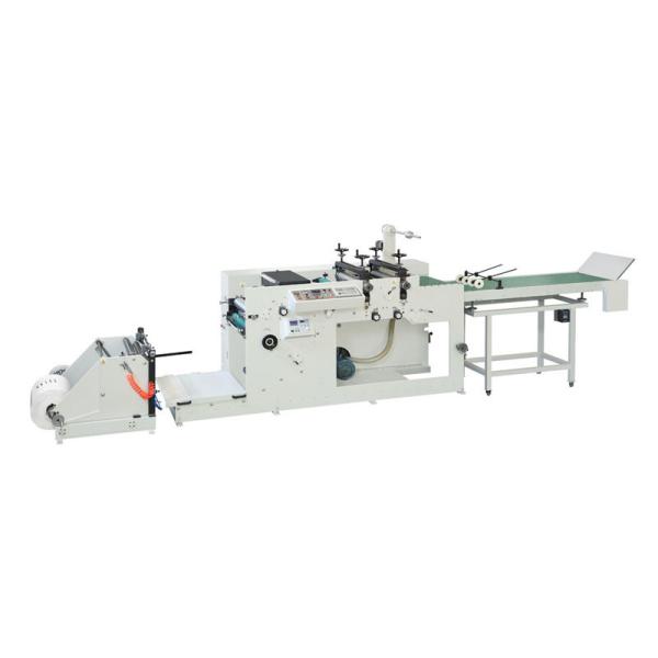 220/380v Narrow Web Flexo Printing Machine , 320mm Printing Press Cutting Machine