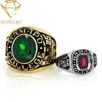 AAA CZ Vintage Custom University Rings