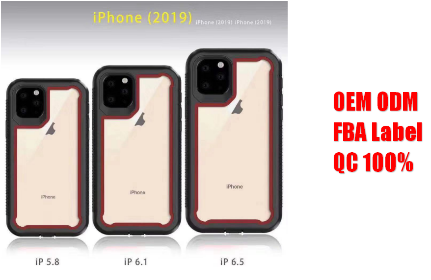 2020 For Iphone 11 Pro Max Custom Clear Hard PC Cover for Transparent Cell Phone Case