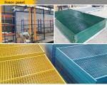 6‘x9.5' mesh 2inch*4inch *9ga/3.60mm construction fencing panels tubing 25mm x1