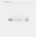 Jh-2169 Steel Minifix Spreading Bolts 32mm Furniture Connector For Knockdown