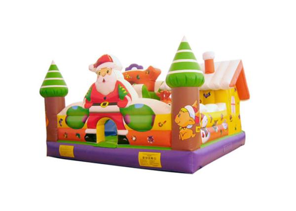 Christmas Old Man Inflatable Toddler Playground Bouncer Castle For Festival