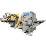 Electric Hydraulic Hole Puncher Coil Feeder Straightener For Metal Sheets With