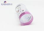 Easily Assembled Plastic Cylinder Box , 0.25MM Plastic Gift Packaging
