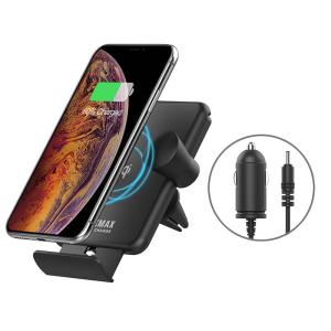 Wholesale Automatic Clamping Air Vent Wireless Car Charger 10W 7.5W Qi Fast Charger For IPhone 12 from china suppliers