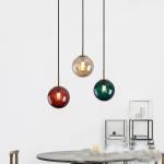Glass Ball Modern Pendant Light Duplex Villa Art Creative Minimalist Stair