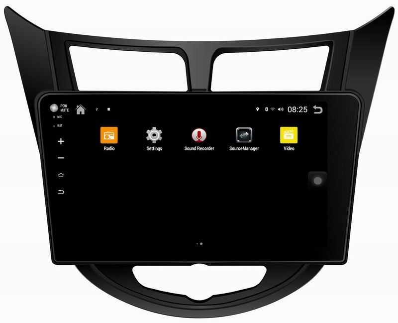 Ouchuangbo android 4.4 for Hyundai Verna 2010 with car radio dvd stereo 3g wifi 800*480 free shipping