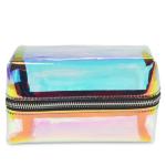 Holographic TPU Cosmetic Travel Bag Organizer Shiny Makeup Bag