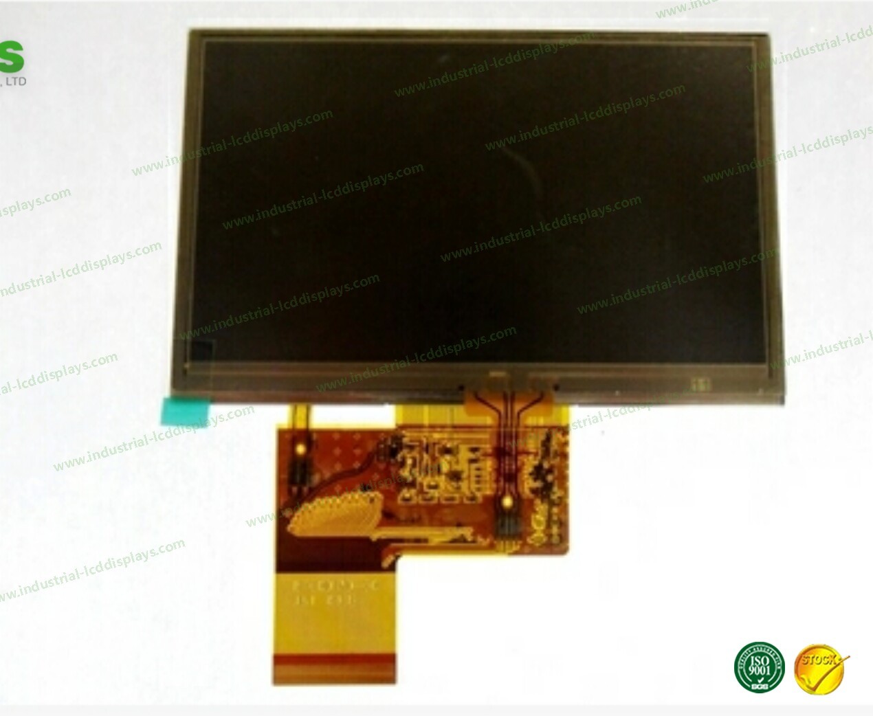 RGB Vertical Stripe 4.3 Inch Innolux LCD Panel AT043TN24 V.1 480 × 272 For Automobile