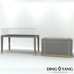 Lockable 1200X550X950MM Jewellery Shop Display Cabinets