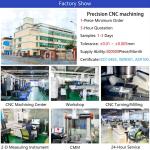 Precision manufacturing aluminum parts black oxide U-shaped laser cutting