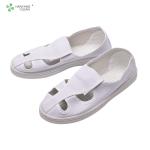 Cleanroom white unisex gender PVC sole antistatic esd lab shoe medical shoes for