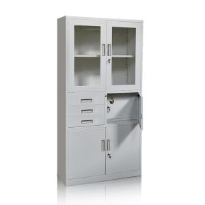 Wholesale KD Structure Durable Metal Storage Cabinet With Safe Box from china suppliers