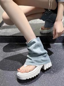 Wholesale German Sole Leather Roman Sandals Solid Pattern Pull On Closure from china suppliers
