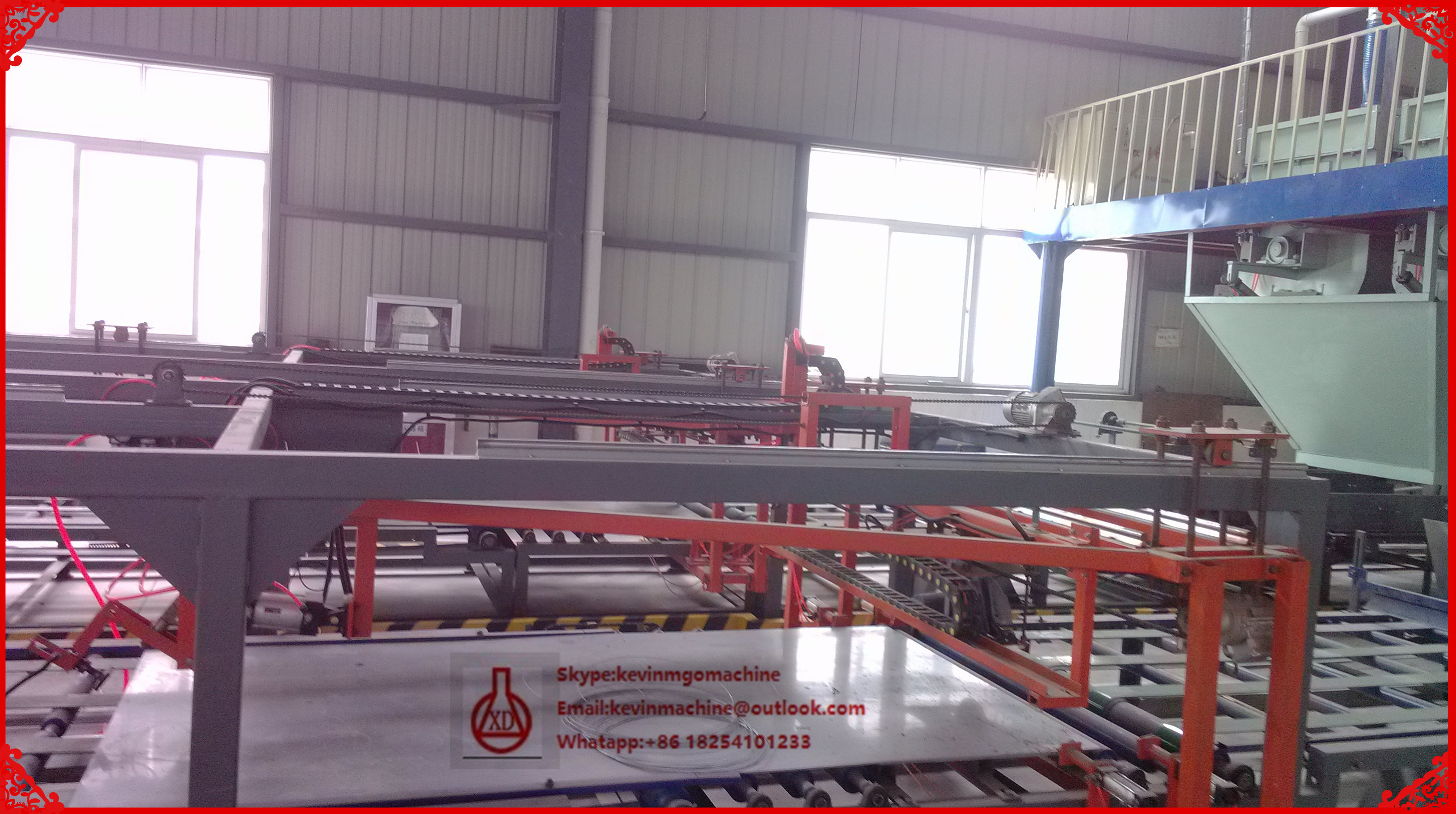 Building Material Fiber Cement Board Production Line 2440 × 1220 × 6 - 30mm Product Size