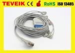 Teveik Factory Price M1770A DB 15pin 10 leadwires ECG/EKG Cable For Patient