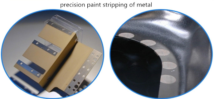 Automatic Fiber Laser Cleaning Equipment 10mm - 80mm Accurate Paint Removal Effects