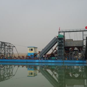 Wholesale Customized River Gold Chain Bucket Dredger With Agitation Chute from china suppliers