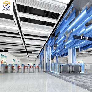 Wholesale Indoor decoration fireproof and soundproof powder coated aluminum alloy ceiling from china suppliers