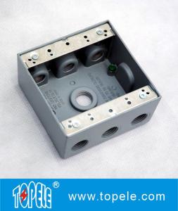 Wholesale 2 Gang Weatherproof Electrical Boxes Aluminum from china suppliers