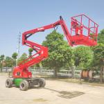 Electric Powered Hydraulic Articulating Boom Lift Aerial Work Platform for