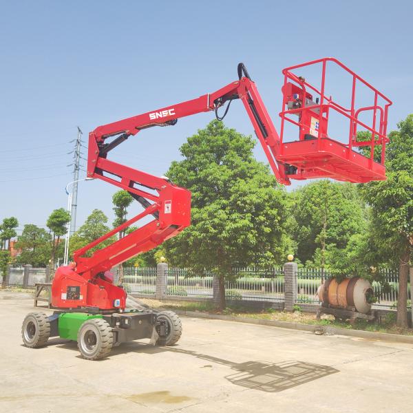 Electric Powered Hydraulic Articulating Boom Lift Aerial Work Platform for