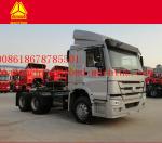 6x4 HOWO7 Sinotruk 102 km / h Prime Mover Truck Tractor Truck For Long Time
