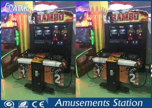 Wholesale Indoor Shooting Game Machine Coin Operated / RAMBO Arcade Game 5 Stages from china suppliers