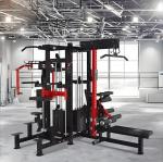 Four Person Station Flying Bird Gantry Smith Squat And Bench Press Machine