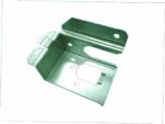 Stamped metal parts with date mark, bracket for gas valve - tooling has
