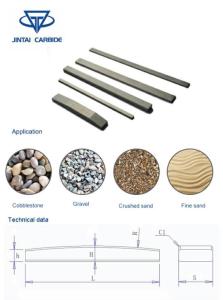 Wholesale Stone Crusher Parts Tungsten Carbide Bar Rotor Tip For Impact Crusher from china suppliers
