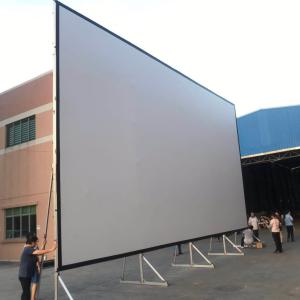 Wholesale Portable Foldable Large Size Outdoor Fast Folding Projector Projection Screen 200 Inch from china suppliers