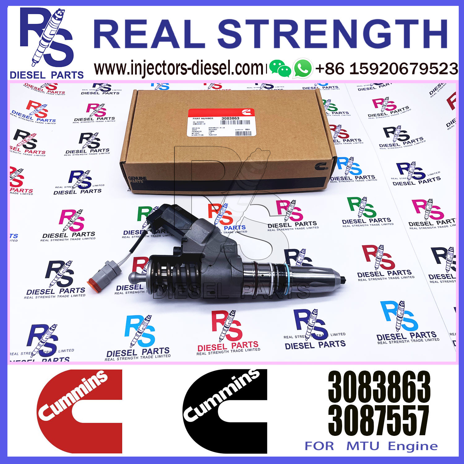Fuel Injector 3609925 3083849 3087772 3095731 3083863 for QSM ISM QSM11 ISM11 M11 Diesel Engine